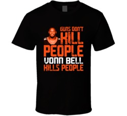 Guns Dont Kill Vonn Bell Kills People Cincinnati Football T Shirt