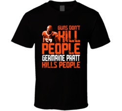 Guns Dont Kill Germaine Pratt Kills People Cincinnati Football T Shirt