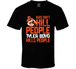 Guns Dont Kill Tyler Boyd Kills People Cincinnati Football T Shirt