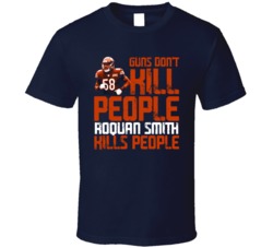 Guns Dont Kill Roquan Smith Kills People Chicago Football T Shirt