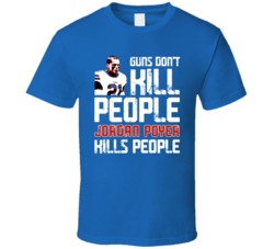 Jordan Poyer White Guns Dont Kill Buffalo Football Fan T Shirt