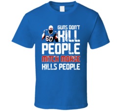 Mitch Morse Guns Dont Kill Buffalo Football Fan T Shirt