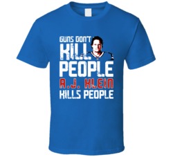 Aj Klein Guns Dont Kill Buffalo Football Fan T Shirt