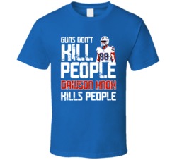 Dawson Knox Guns Dont Kill Buffalo Football Fan T Shirt
