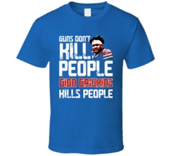 Dion Dawkins Guns Dont Kill Buffalo Football Fan T Shirt