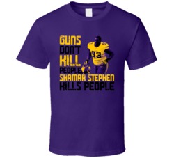 Guns Dont Kill Shamar Stephen Kills People Minnesota Football T Shirt