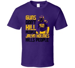 Guns Dont Kill Jalyn Holmes Kills People Minnesota Football T Shirt