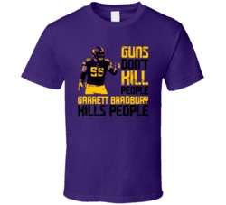 Guns Dont Kill Garrett Bradbury Kills People Minnesota Football T Shir