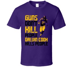 Guns Dont Kill Dalvin Cook Kills People Minnesota Football T Shirt