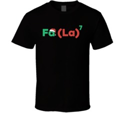 Fa La To The Power Of 7 Funny Christmas Holiday Season T Shirt