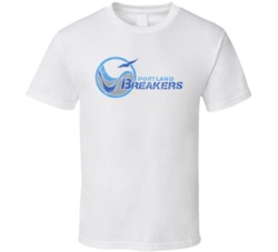 Portland Breakers Usfl Defunct Football Team Worn Look T Shirt