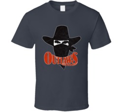Arizona Outlaws Usfl Defunct Football Team Worn Look T Shirt