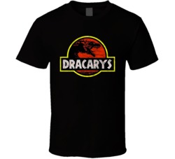 Dracarys Game Of Thrones Jurassic Park Mash Up Fan Worn Look T Shirt