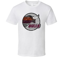 Jacksonville Usfl Defunct Football Team Worn Look T Shirt