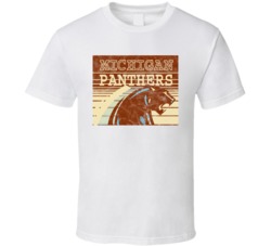 Michigan Usfl Defunct Football Team Worn Look T Shirt