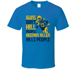 Guns Dont Kill Keenan Allen Kills People Los Angeles Football T Shirt