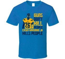 Guns Dont Kill Casey Hayward Jr Kills People Los Angeles Football T Sh