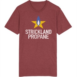 Strickland Propane Retro Fictional Movie Tv Company Vintage Unisex T S