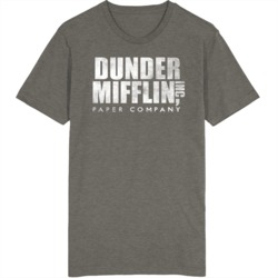 Dunder Mifflin Inc Retro Fictional Movie Tv Company Vintage Unisex T S