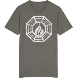 Dharma Initiative The Flame Retro Fictional Tv Company Vintage Unisex 