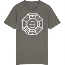 Dharma Initiative The Door Retro Fictional Tv Company Vintage Unisex T