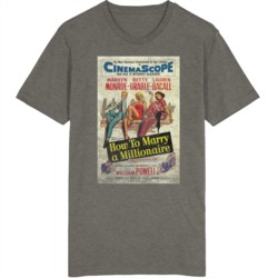 How To Marry A Millionaire Vintage Movie T Shirt