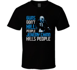 Guns Dont Kill Jeremy Chinn Matos Kills People Carolina Football T Shi