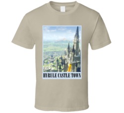 Visit Hyrule Castle Town Zelda Fictional Destinations Fan T Shirt