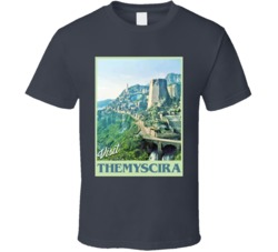 Visit Themyscira Wonder Woman Fictional Destinations Fan T Shirt