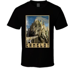 Visit Camelot King Arthur Fictional Destinations Fan T Shirt