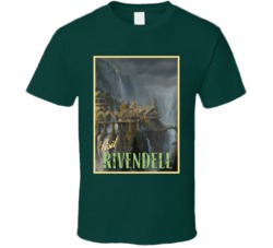 Visit Rivendell Lord Of The Rings Fictional Destinations Fan T Shirt