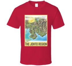 Visit The Johto Region Fictional Destinations Fan T Shirt