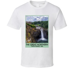 Visit The Great Northern Twin Peaks Fictional Destinations Fan T Shirt