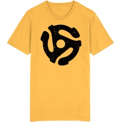 45 Record Adapter Retro Music Fan Vintage Unisex T Shirt