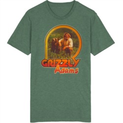 Grizzly Adams Retro Grunge Movie T Shirt