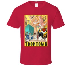 Visit Toontown Who Framed Roger Rabbit Fictional Destinations Fan T Sh