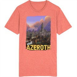 Visit Azeroth Fictional Destinations Fan Vintage Unisex T Shirt
