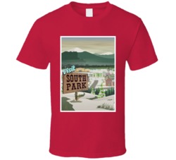 Visit South Park Fictional Destinations Fan T Shirt