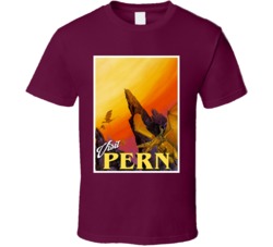 Visit Pern Dragonriders Fictional Destinations Fan T Shirt