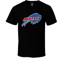Mafia Buffalo Football Fan Worn Look T Shirt