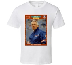 Marv Levy Buffalo Football Coach Trading Card Fan T Shirt