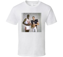 Jim Mcmahon Michael Jordan Football Quarterback Basketball Shooting Gu