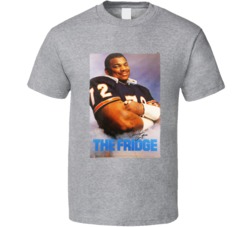 William The Fridge Perry Chicago Football Legend Worn Look T Shirt
