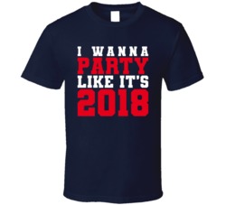 I Wanna Party Like Its 2018 Washington Hockey Champions T Shirt
