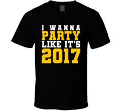 I Wanna Party Like Its 2017 Pittsburgh Hockey Champions T Shirt