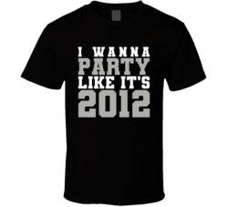 I Wanna Party Like Its 2012 Los Angeles Hockey Champions T Shirt