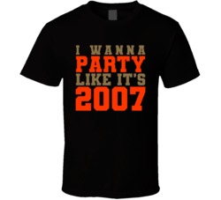 I Wanna Party Like Its 2007 Anaheim Hockey Champions T Shirt