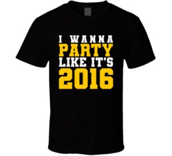 I Wanna Party Like Its 2016 Pittsburgh Hockey Champions T Shirt