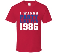 I Wanna Party Like Its 1986 Montreal Hockey Champions T Shirt