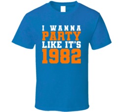 I Wanna Party Like Its 1982 New York Hockey Champions T Shirt
